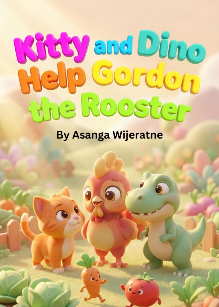 kitty and dino help gordon the rooster v2