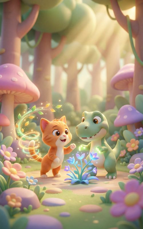 Magical Tales Of Kitty And Dino